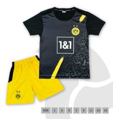 Quần áo bóng đá trẻ em Dortmund màu đen