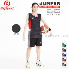 Bộ quần áo bóng rổ Jusplay Jumper màu đen