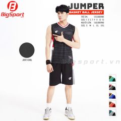 Bộ quần áo bóng rổ Jusplay Jumper màu đen
