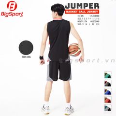 Bộ quần áo bóng rổ Jusplay Jumper màu đen