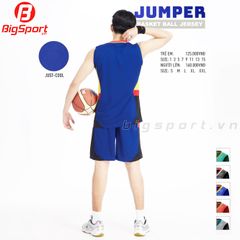 Bộ quần áo bóng rổ Jusplay Jumper màu xanh dương