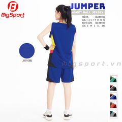 Bộ quần áo bóng rổ Jusplay Jumper màu xanh dương