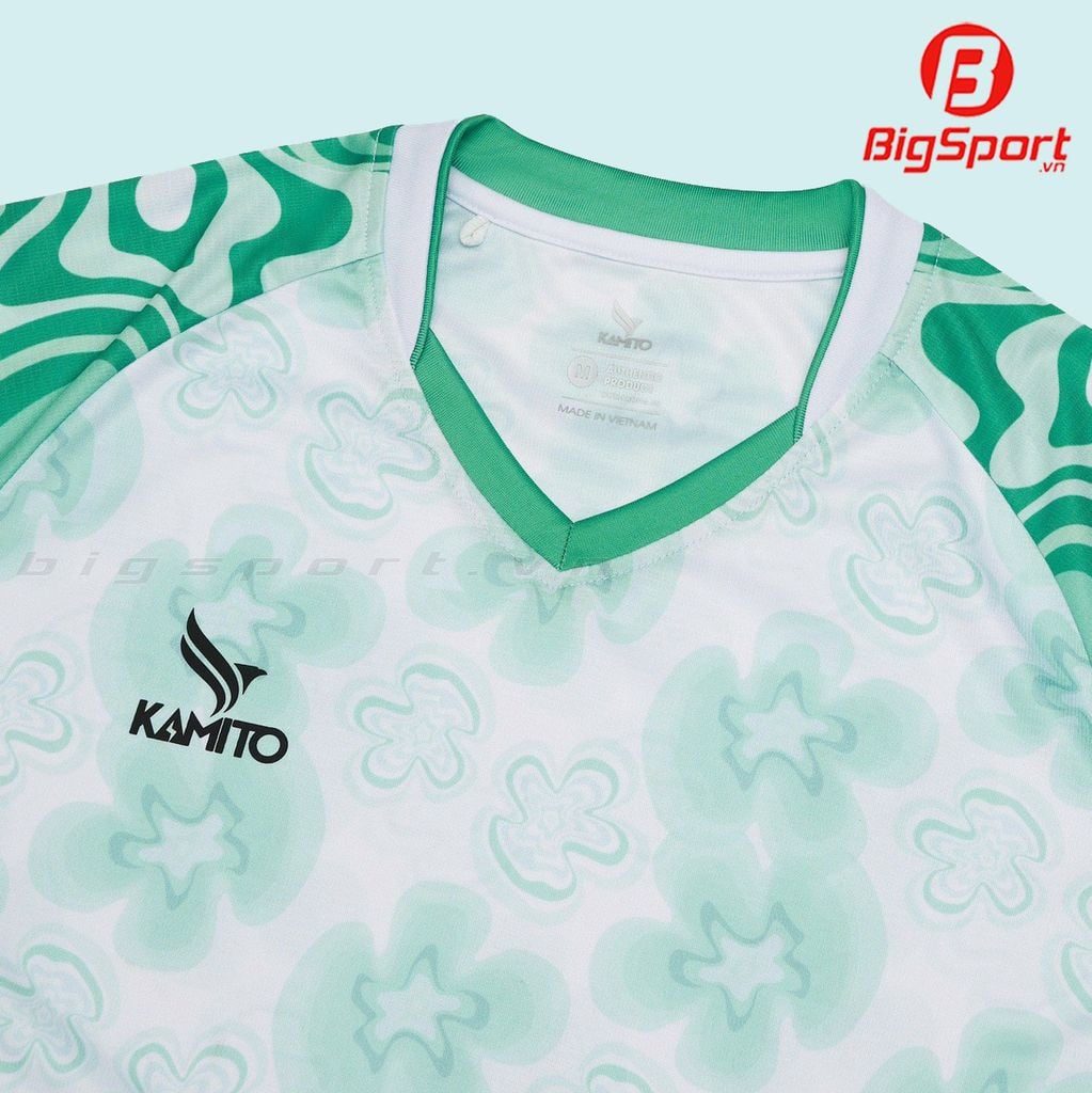 Áo cầu lông nữ Kamito VTT GoWo màu xanh ngọc