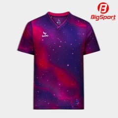 Áo cầu lông nam cổ tim Kamito Galaxy 2