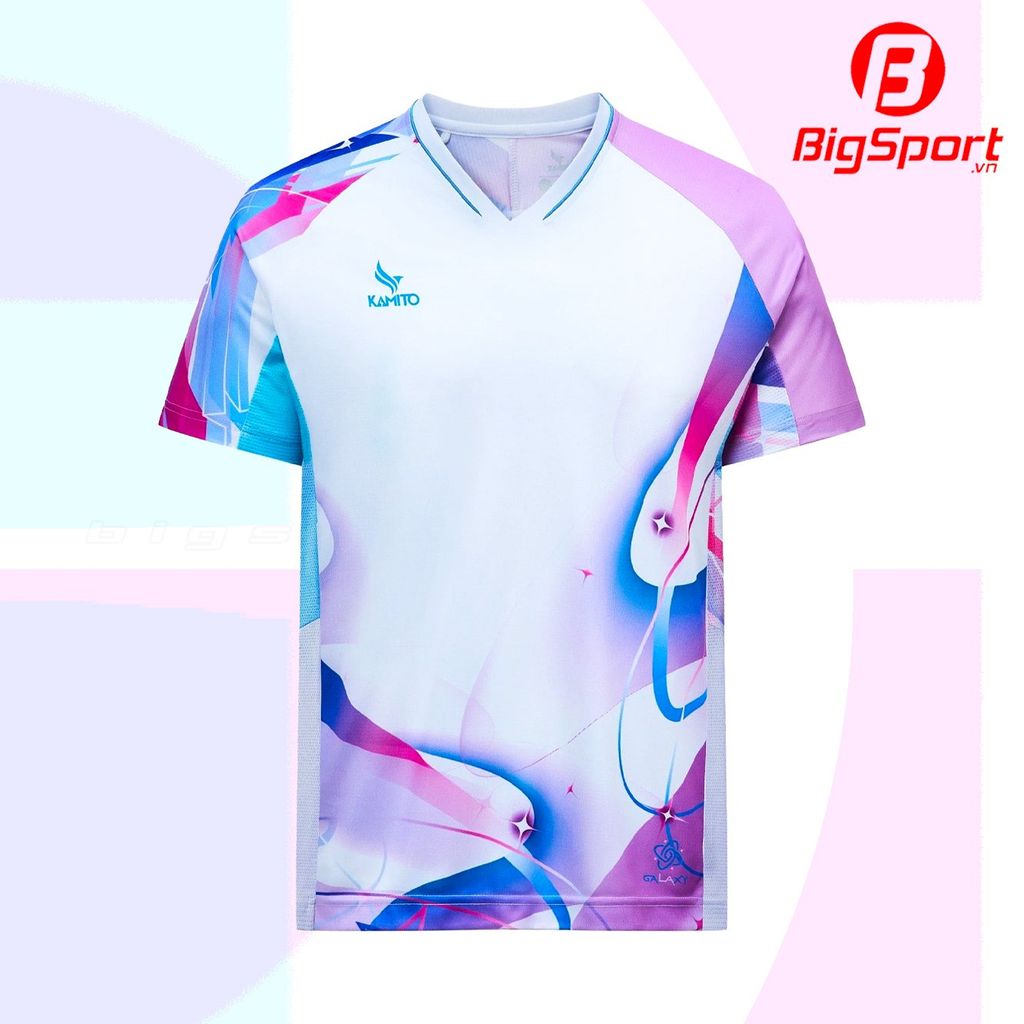 Áo cầu lông nam Kamito Galaxy 1 cổ tim