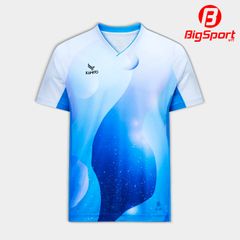 Áo cầu lông nam cổ tim Kamito Galaxy 3