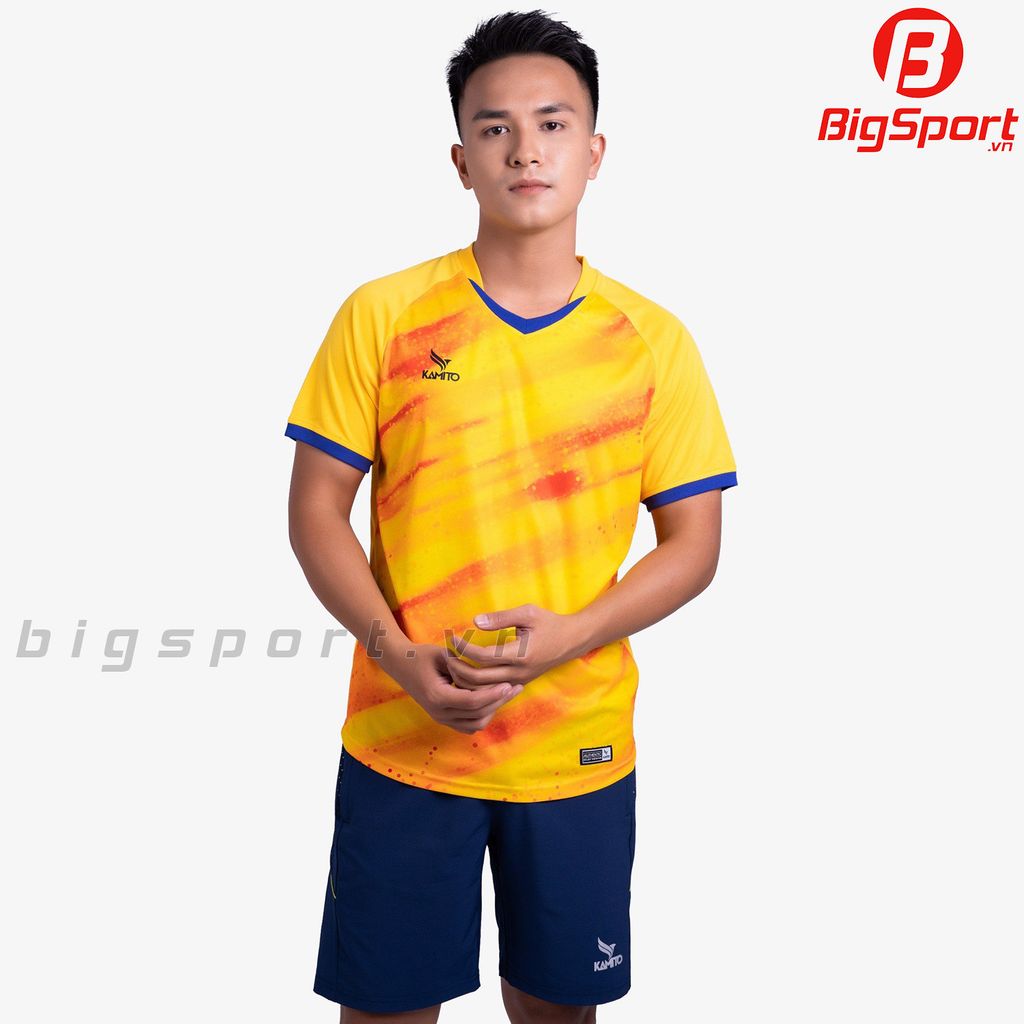 Áo cầu lông nam Kamito T-Coba màu vàng chính hãng
