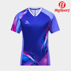 Áo cầu lông nữ cổ tim Kamito Galaxy 1