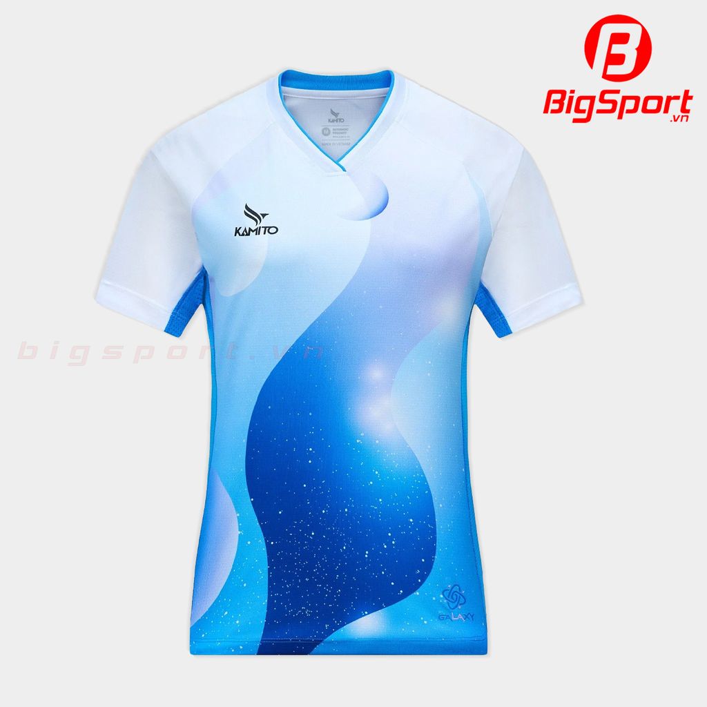 Áo cầu lông nữ cổ tim Kamito Galaxy 3