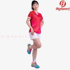 Áo cầu lông nữ Kamito T-Coba chính hãng màu đỏ