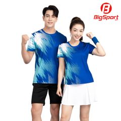 Áo cầu lông nữ Proning MC-3811 xanh bích phối xanh ngọc