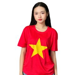 Áo cờ đỏ sao vàng Keepfly Evoque cổ tròn