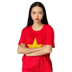 Áo đỏ sao vàng Keepfly Evoque cổ tròn