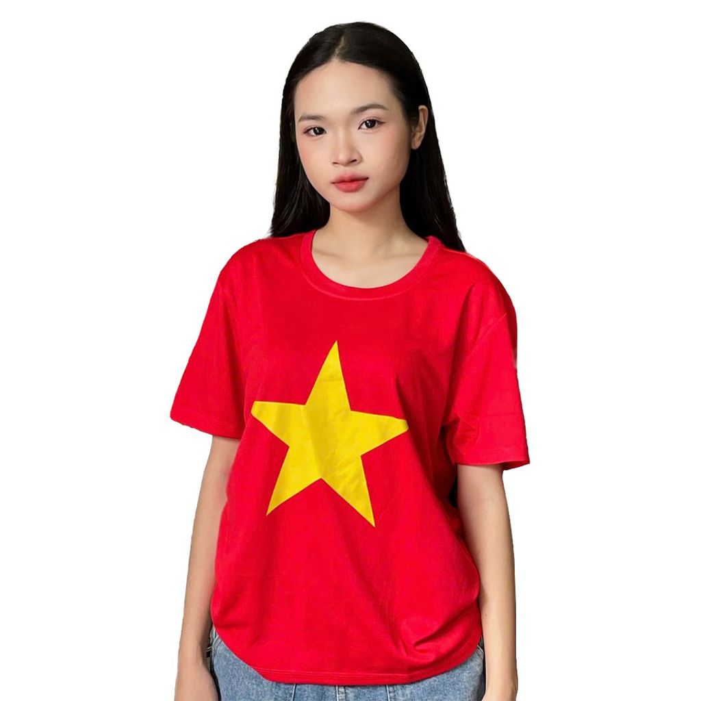 Áo cờ đỏ sao vàng Keepfly Evoque cổ tròn