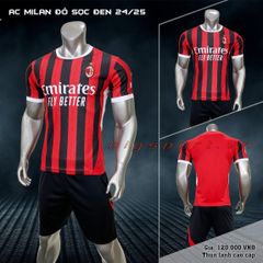 Áo đá bóng AC Milan mùa giải 2024 - 2025