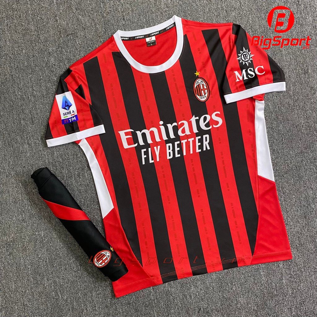 Áo đá bóng AC Milan mùa giải 2024 - 2025