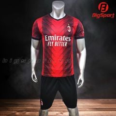 Áo đá bóng AC Milan sân nhà 2023 - 2024 sọc đỏ đen