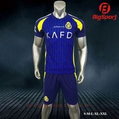 Áo đá bóng Al Nassr mùa giải 2024 - 2025 màu xanh