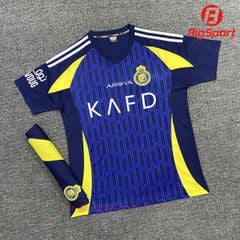 Áo đá bóng Al Nassr mùa giải 2024 - 2025 màu xanh