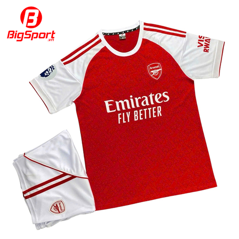 Áo đá bóng Arsenal sân nhà mùa giải 2025-2026 màu đỏ
