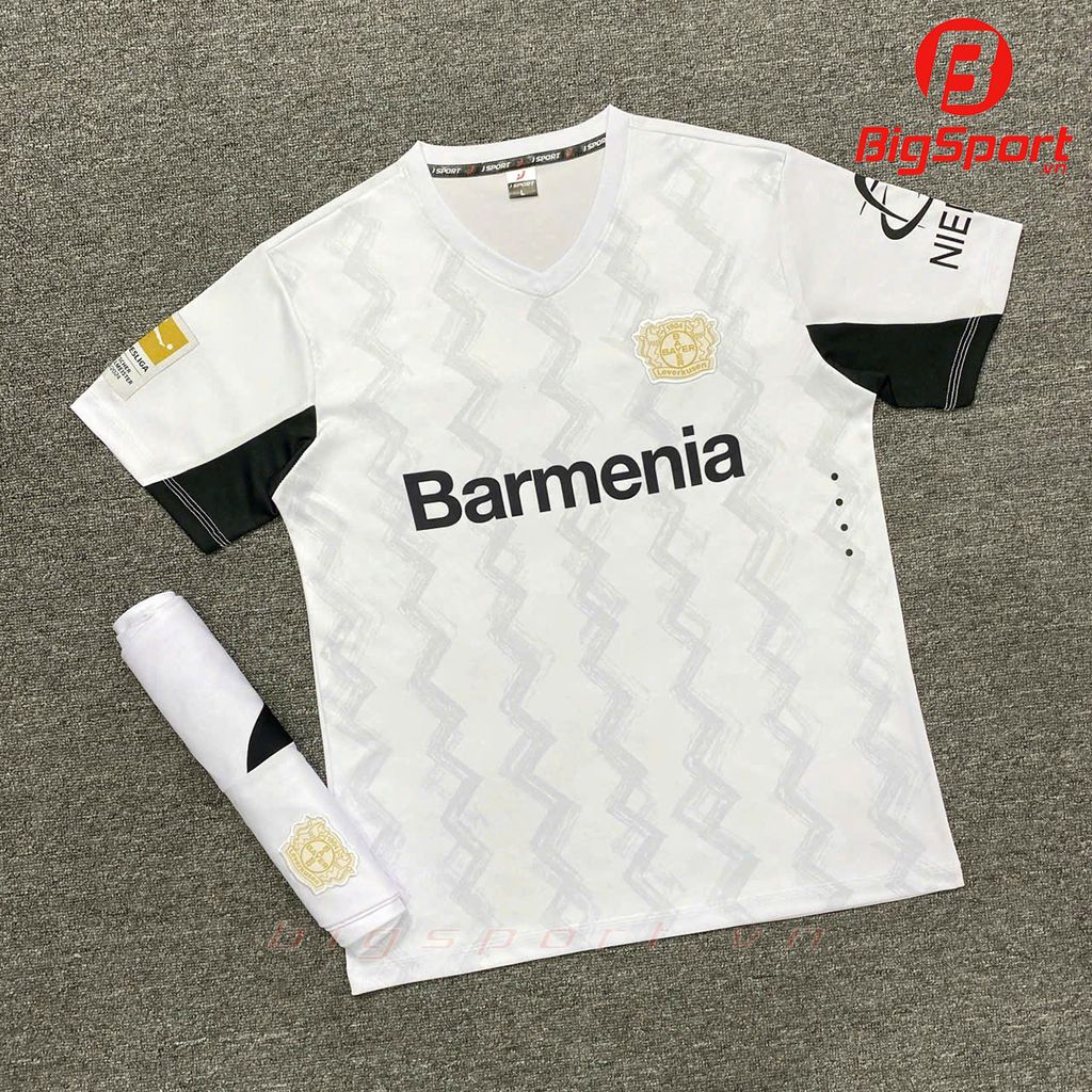 Áo đá bóng Bayer Leverkusen mùa giải 2024 - 2025 màu trắng