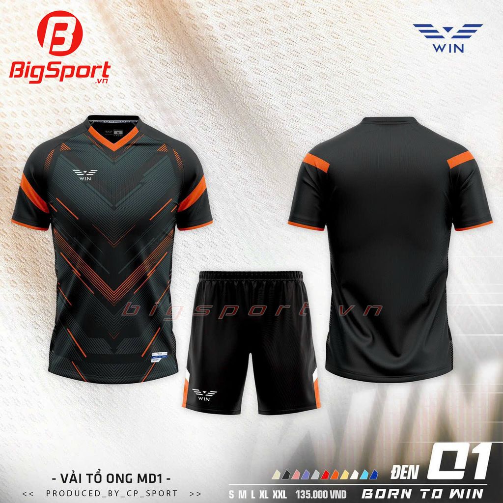 Áo đá bóng không logo CP Win 01