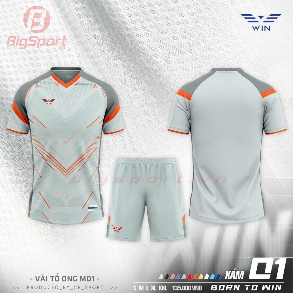 Áo đá bóng không logo CP Win 01
