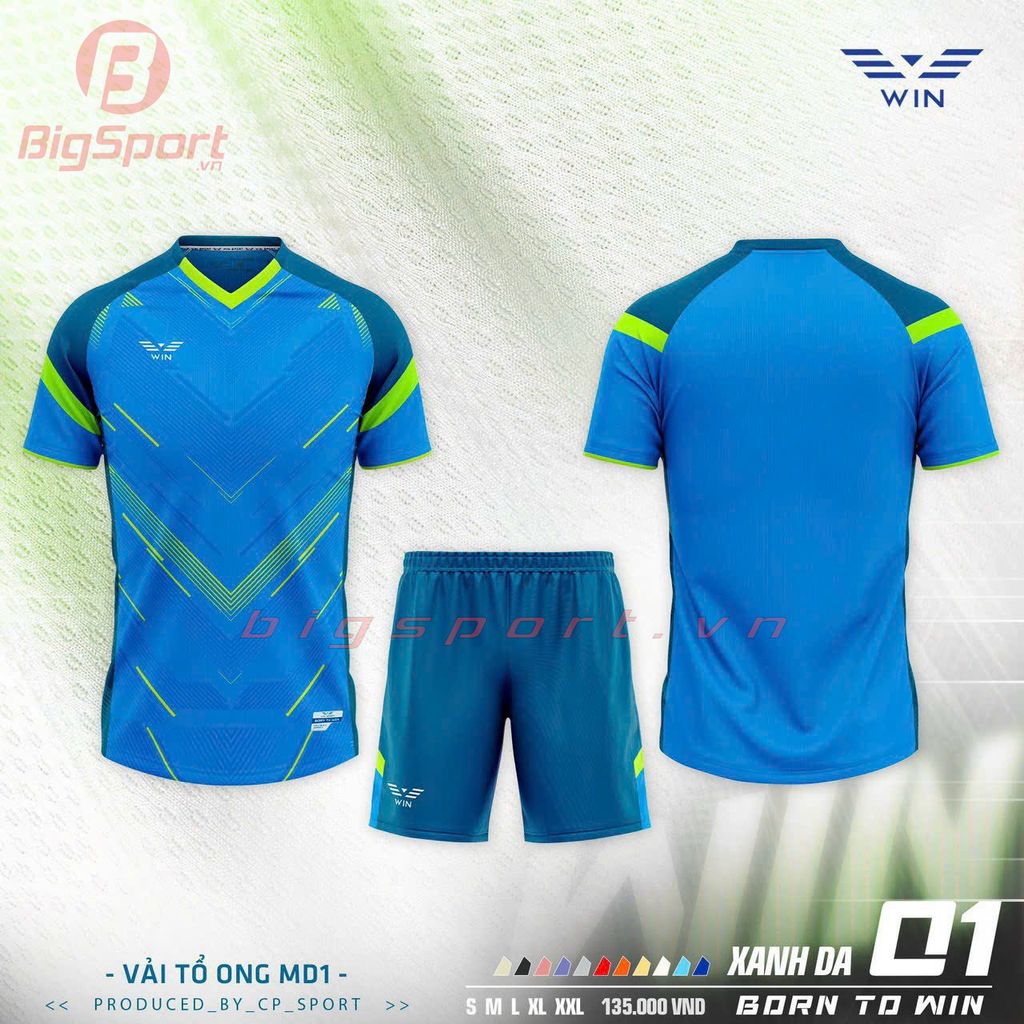 Áo đá bóng không logo CP Win 01