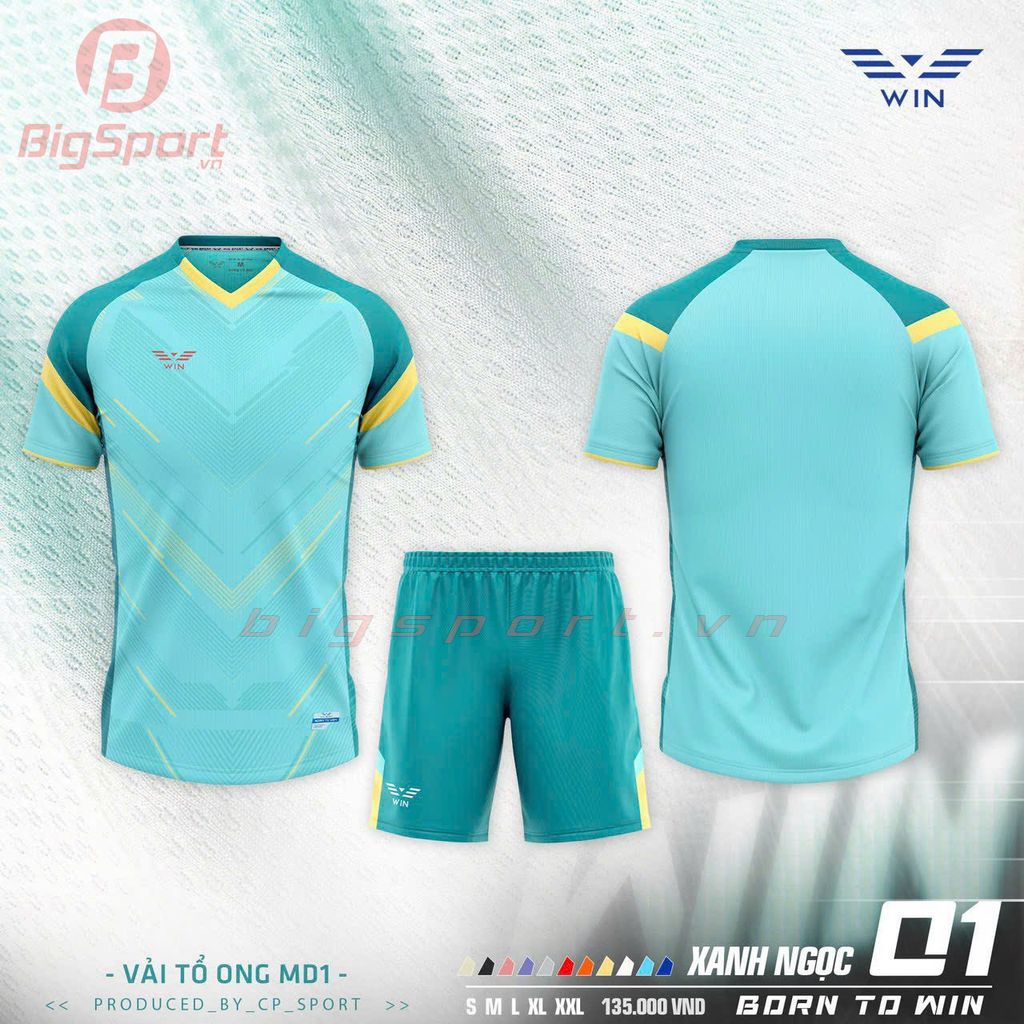 Áo đá bóng không logo CP Win 01