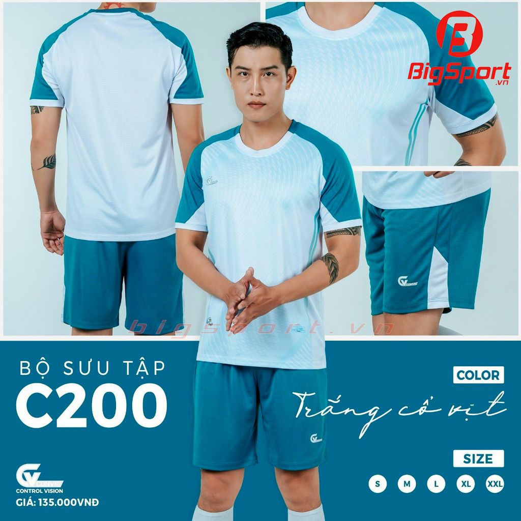 Áo đá bóng không logo CV C200