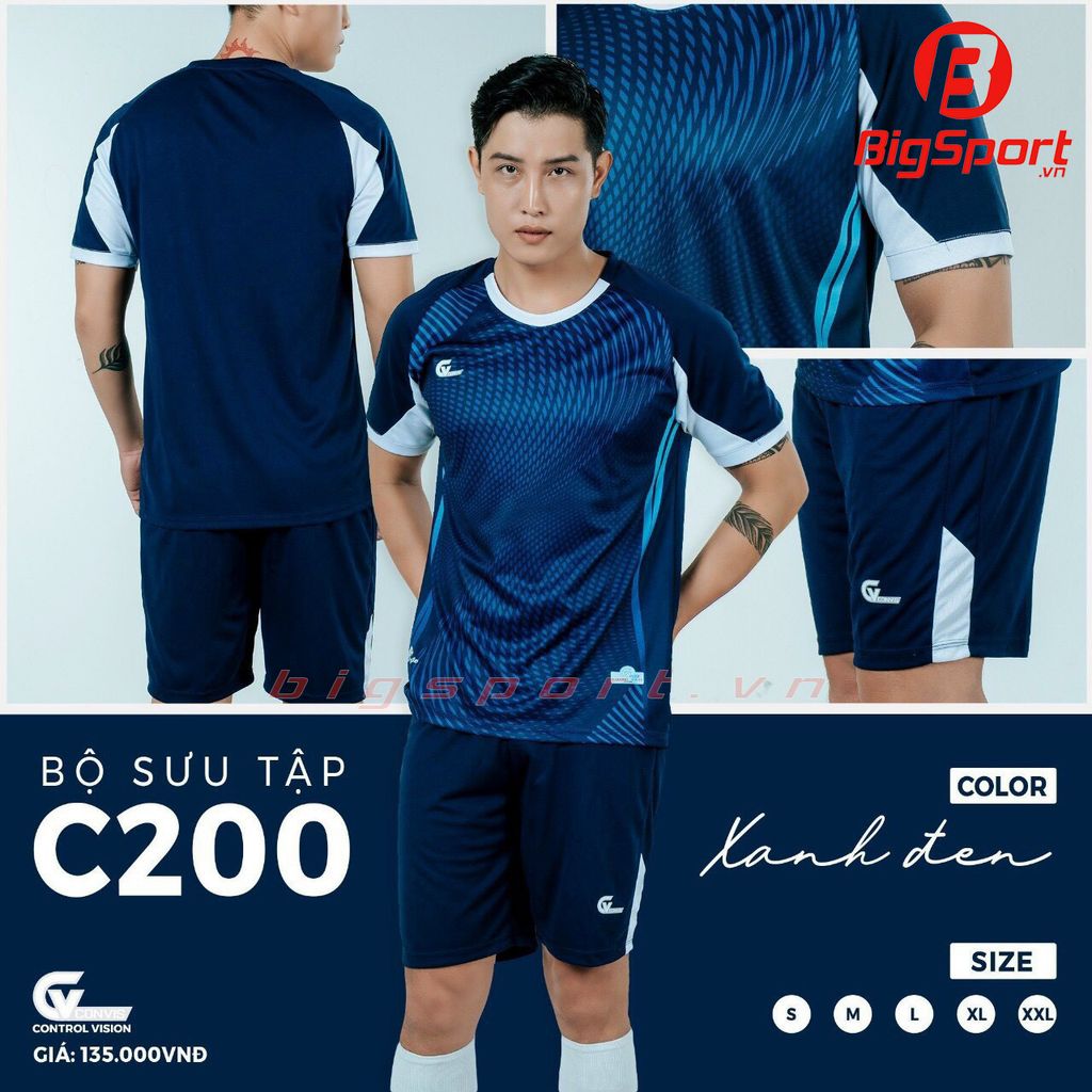 Áo đá bóng không logo CV C200