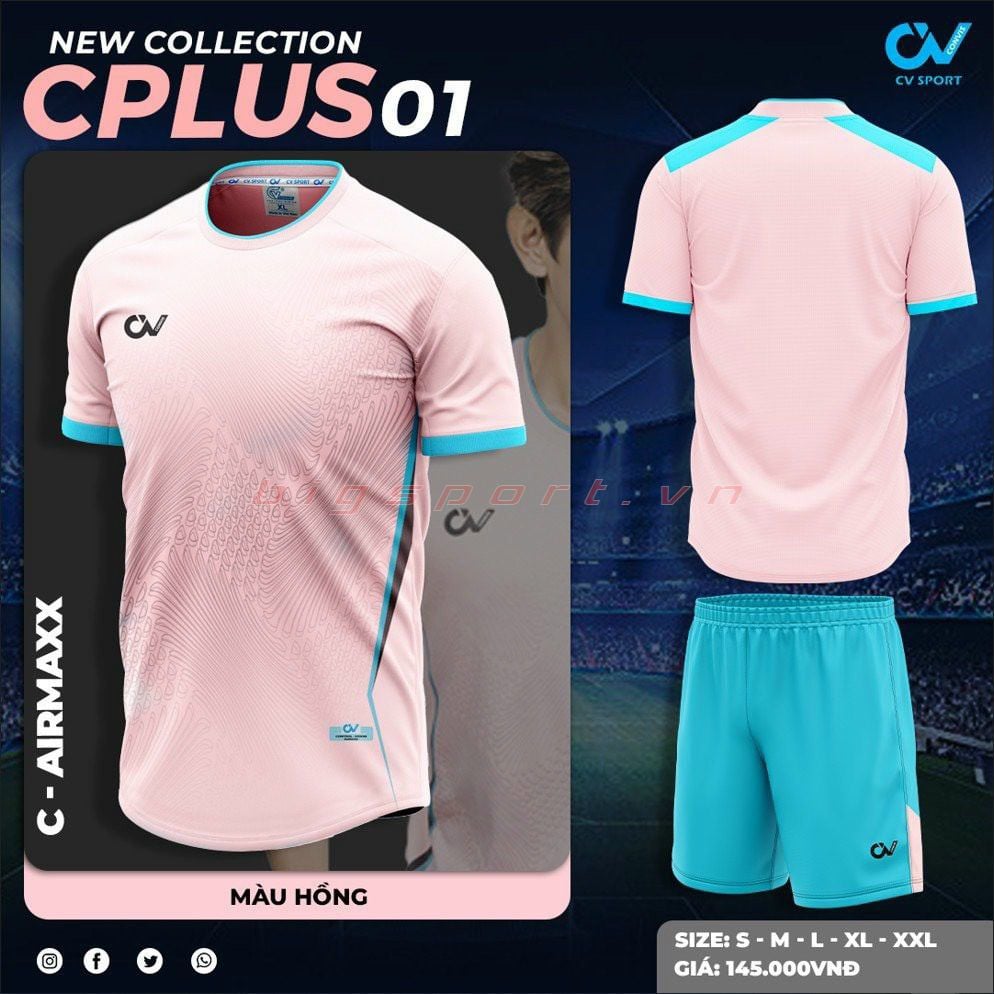 Áo đá bóng không logo CV Cplus 01