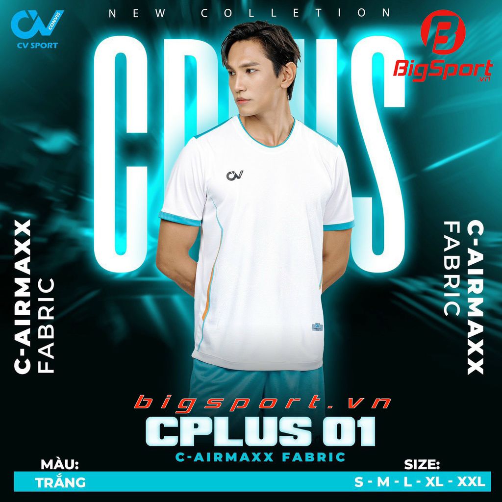Áo đá bóng không logo CV Cplus 01
