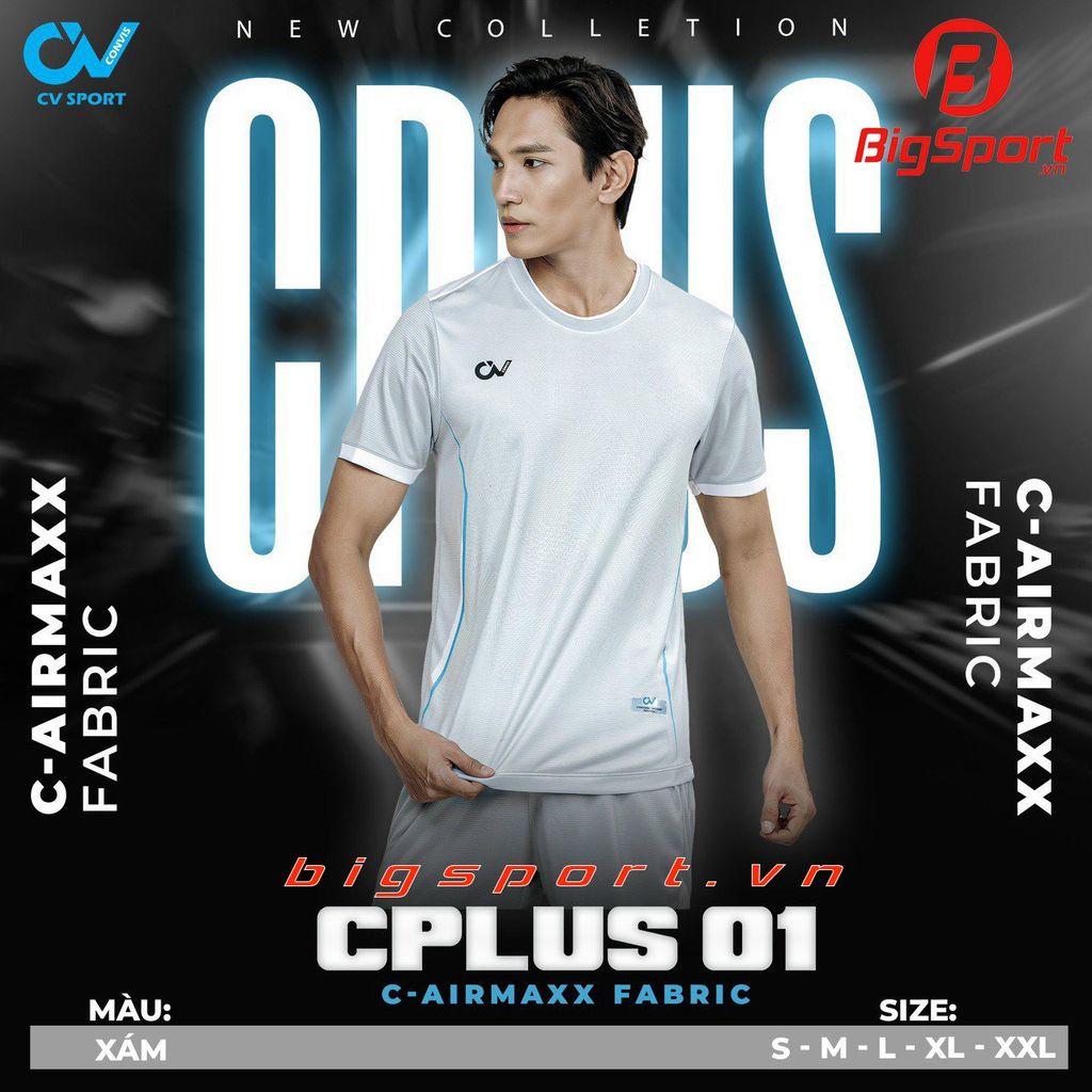 Áo đá bóng không logo CV Cplus 01