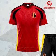 Áo đá bóng đội tuyển Bỉ sân nhà 2024-2025 màu đỏ