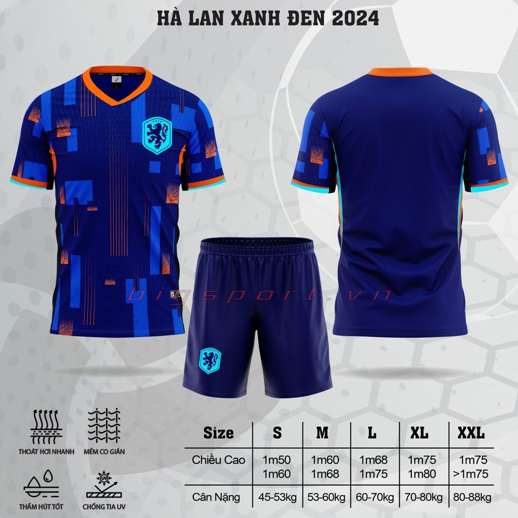 Áo đá bóng đội tuyển Hà Lan mùa giải 2024 - 2025