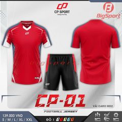 Áo đá bóng không logo CP 01