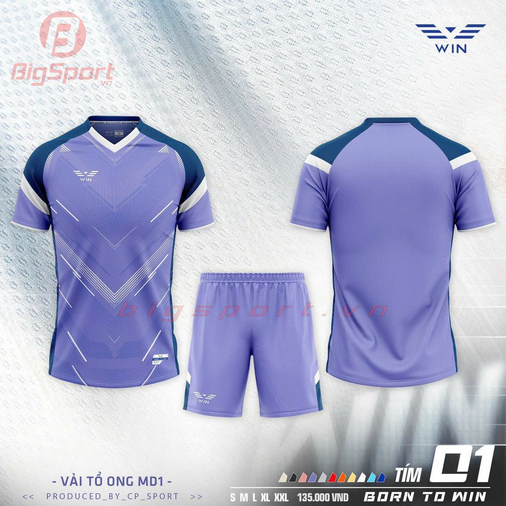 Áo đá bóng không logo CP Win 01