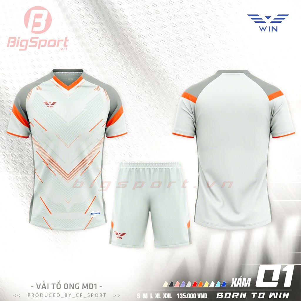 Áo đá bóng không logo CP Win 01