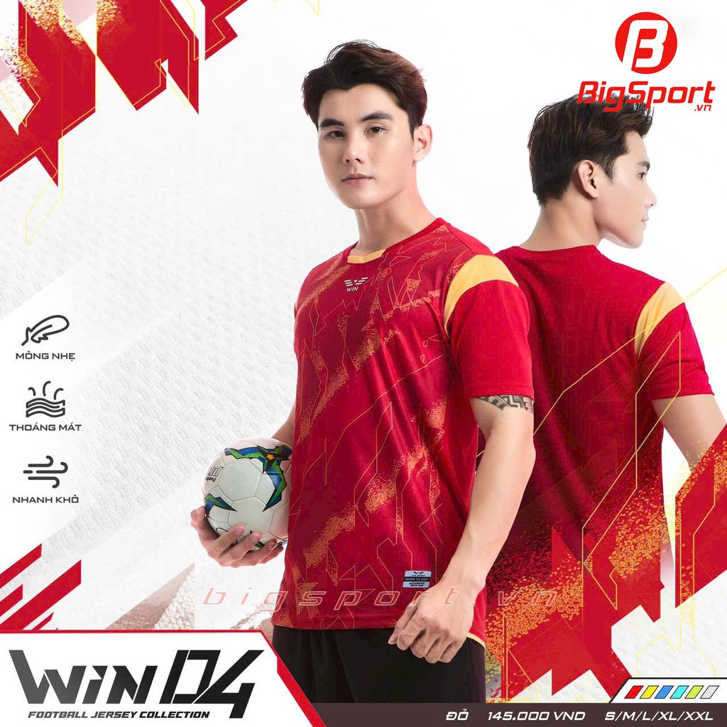 Áo đá bóng không logo CP Win 04