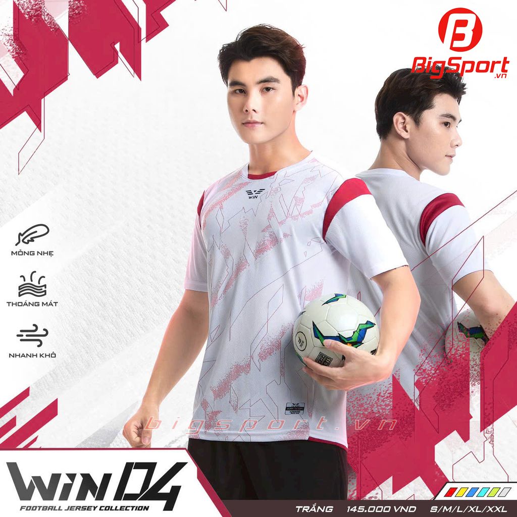 Áo đá bóng không logo CP Win 04