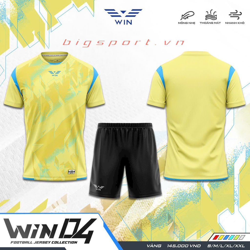 Áo đá bóng không logo CP Win 04