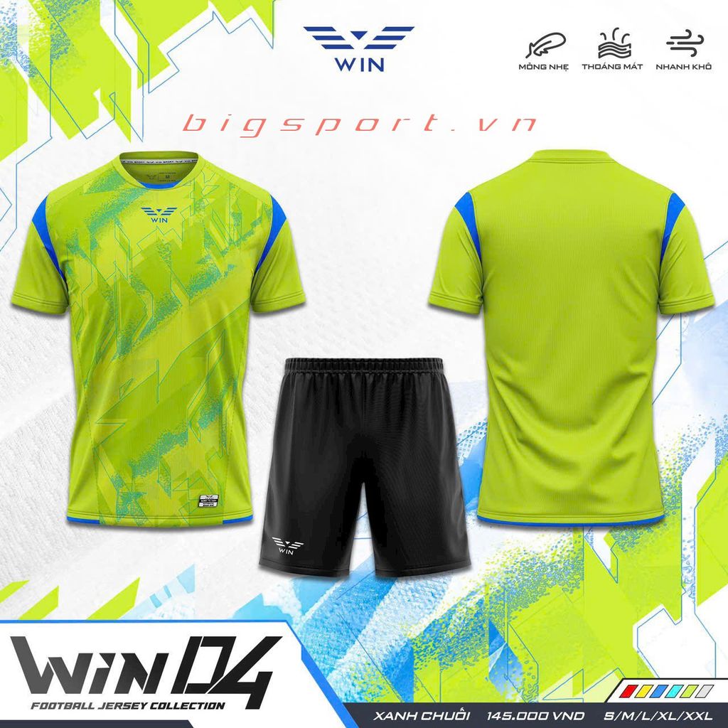 Áo đá bóng không logo CP Win 04
