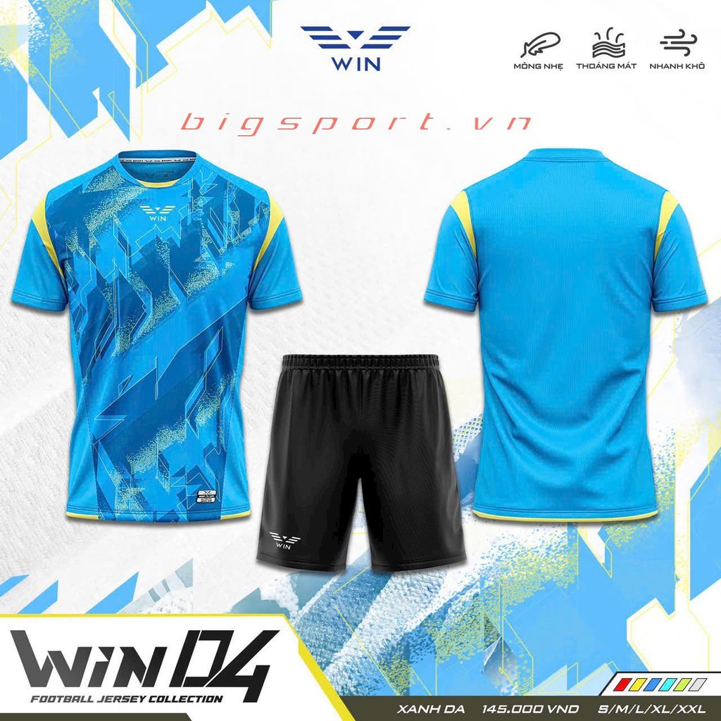 Áo đá bóng không logo CP Win 04