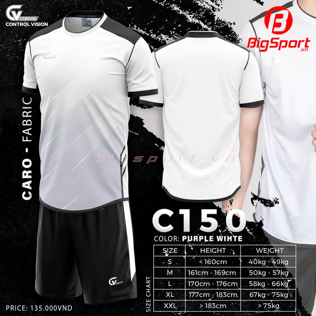 Áo đá bóng không logo CV C150