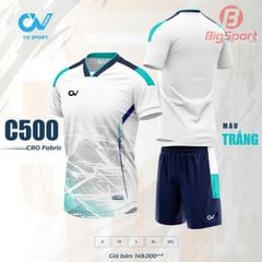 Áo đá bóng không logo CV C500