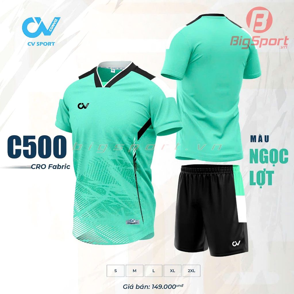 Áo đá bóng không logo CV C500