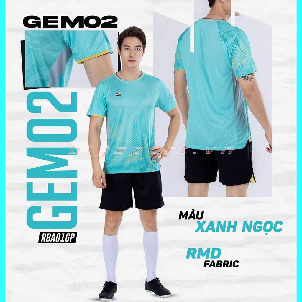 Áo đá bóng không logo Riki Gem 02