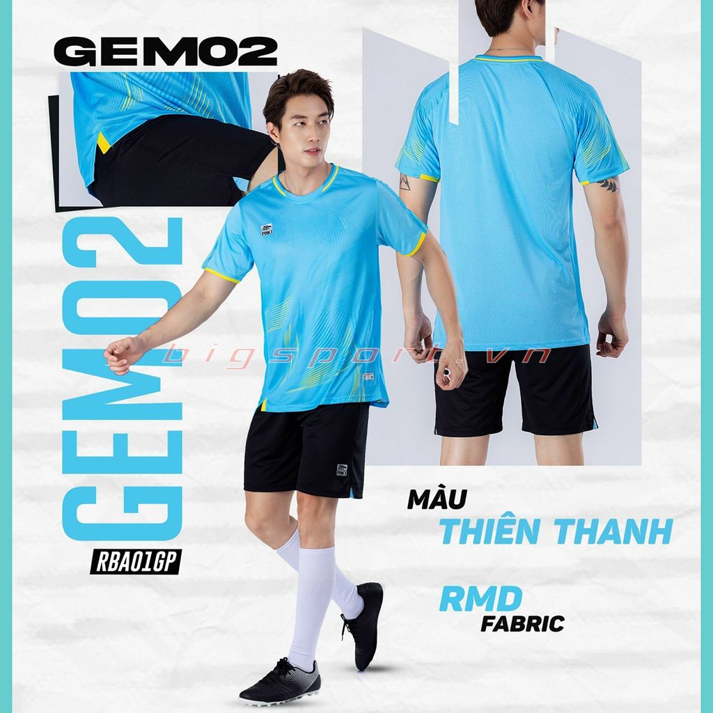 Áo đá bóng không logo Riki Gem 02