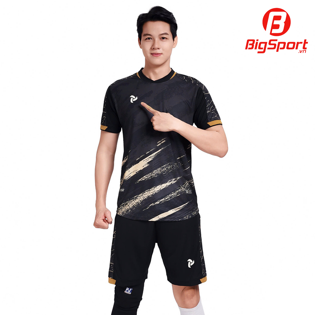 Áo đá bóng không logo JustPlay Thunder